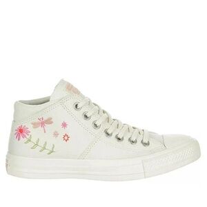 Converse floral mid tops